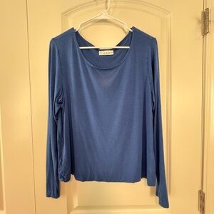 bryn Walker Blue Lightweight Long Sleeve Top XL​